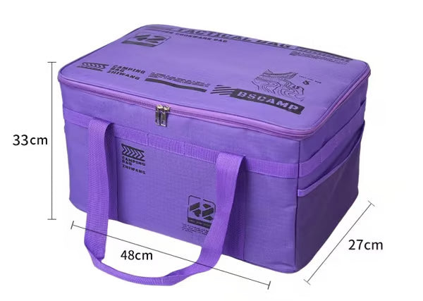 đ„Large Capacity Outdoor Folding Storage Bag Waterproof Portable Camping & Picnic Organizer
