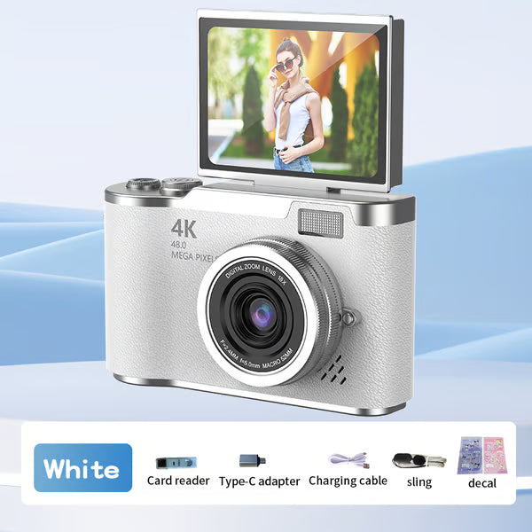 💥1080P HD 48MP Digital Point & Shoot Camera with 2.4 Inch HD Flip Screen💥