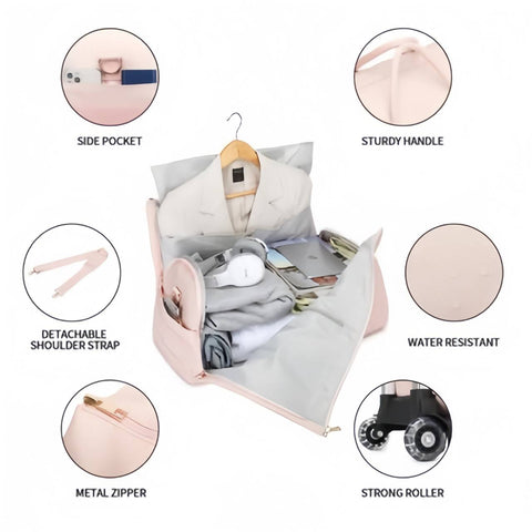 🔥LAST DAY 40% OFF🔥 THE CONVERTIBLE DUFFLE GARMENT LUGGAGE 🧳