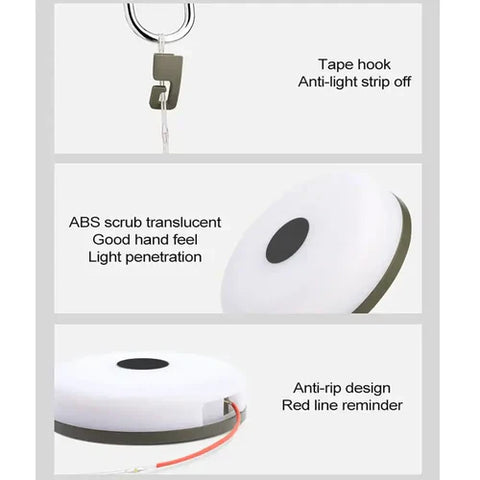 3 in 1 Solar Camping String Lights