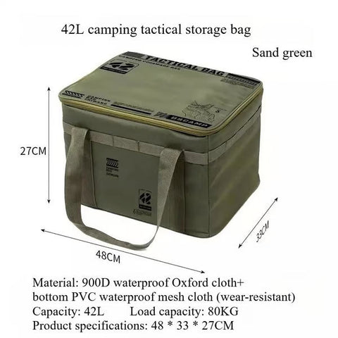 🔥Large Capacity Outdoor Folding Storage Bag Waterproof Portable Camping & Picnic Organizer