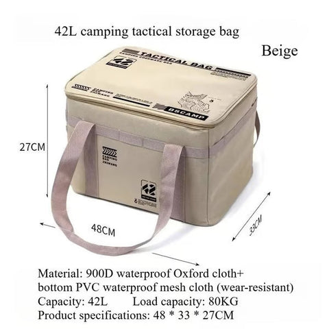 🔥Large Capacity Outdoor Folding Storage Bag Waterproof Portable Camping & Picnic Organizer