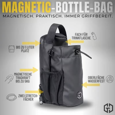 Fitness portable bag with magnet