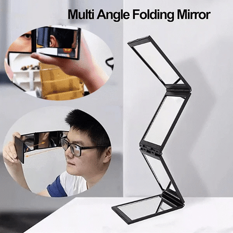 🔥Multi Angle Folding Mirror for Self Haircutting - Head Back View Available🔥