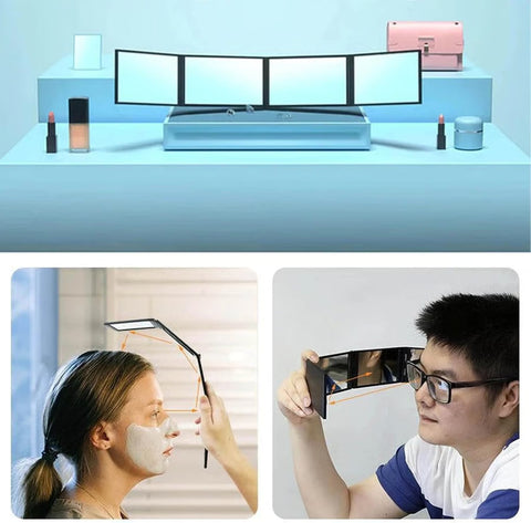 🔥Multi Angle Folding Mirror for Self Haircutting - Head Back View Available🔥